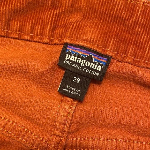 Patagonia Burnt Orange Organic Cotton Corduroy Pants Women’s 29/8 - Picture 2 of 7